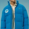 Olympic Heritage Winter Olympics 2026 Series Cortina Blue Parachute Puffer Jacket
