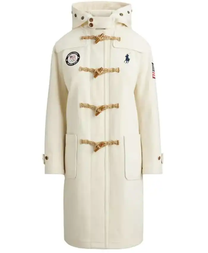 Olympic Team USA 2026 Opening Ceremony Duffle Coat Front