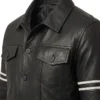 Orvyn Black Leather Jacket
