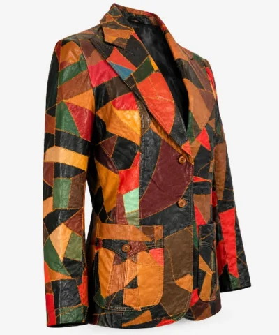 PATCH YOU LATER Patchwork Jacket For Sale