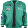 Philadelphia Eagles New Era x Alpha Bomber Jacket Buy Now