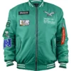 Philadelphia Eagles New Era x Alpha Bomber Jacket Shop Now