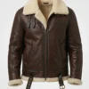 Pilot Flight WWII B3 Brown Bomber Jacket