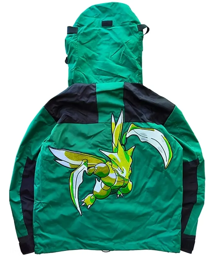Pokemon x The North Face Mountain Green Jackets for Men and Women