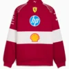 Puma Scuderia Ferrari Red and White Full Zip Jacket