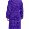 Purple Versace Bath Robe Back