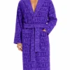 Purple Versace Bath Robe Front