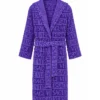Purple Versace Robe Front