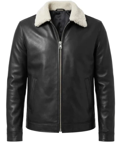 Ravion Black Leather Jacket