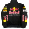 Red Bull Black Cotton Racing Jacket