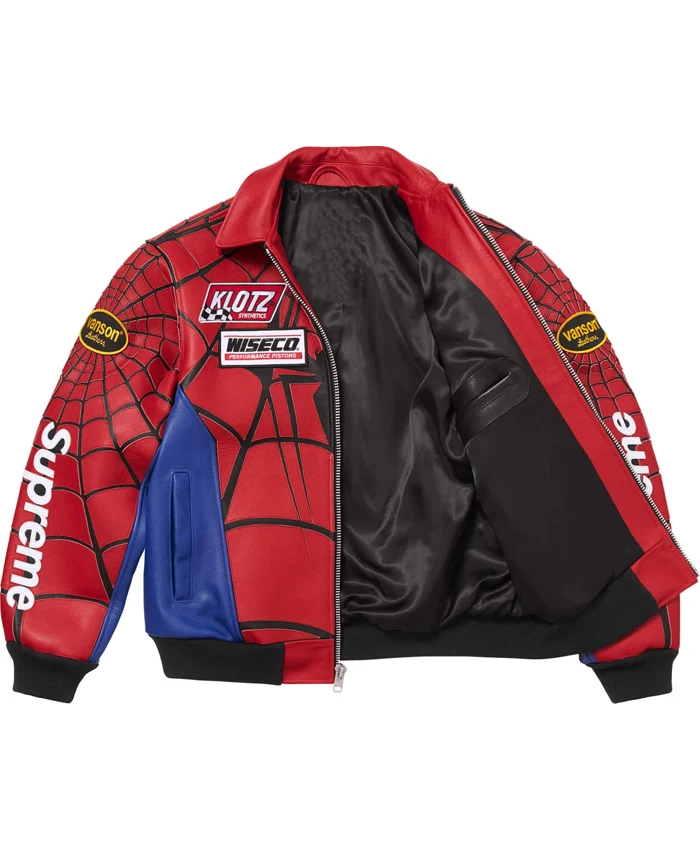 Red Supreme Spider Man Jacket