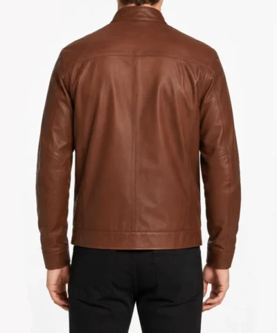Remy brown Leather Jacket
