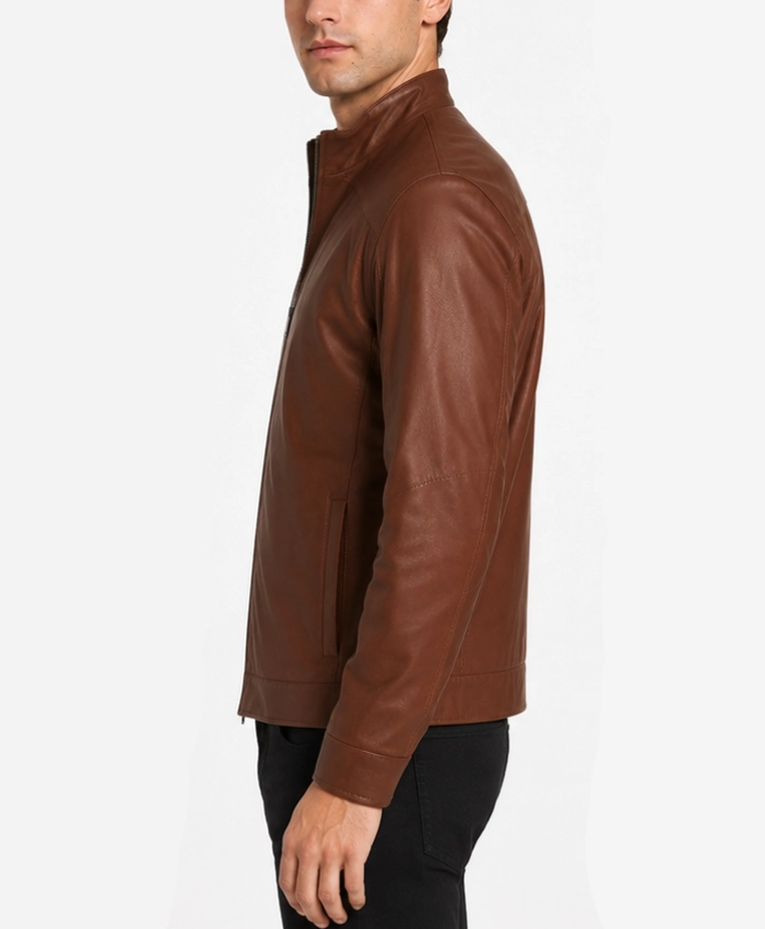 Brown Remy Leather Jacket