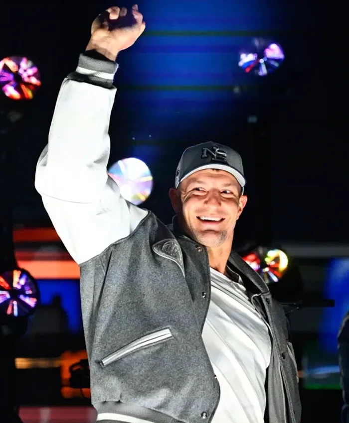 Rob Gronkowski New England Patriots Varsity Jacket Front View
