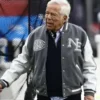 Robert Kraft Patriots Varsity Jacket Front