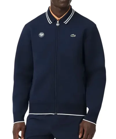 Roland-Garros Paris Blue Performance Jacket Front