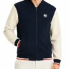 Roland-Garros Paris Heritage Blue Bomber Jacket Front
