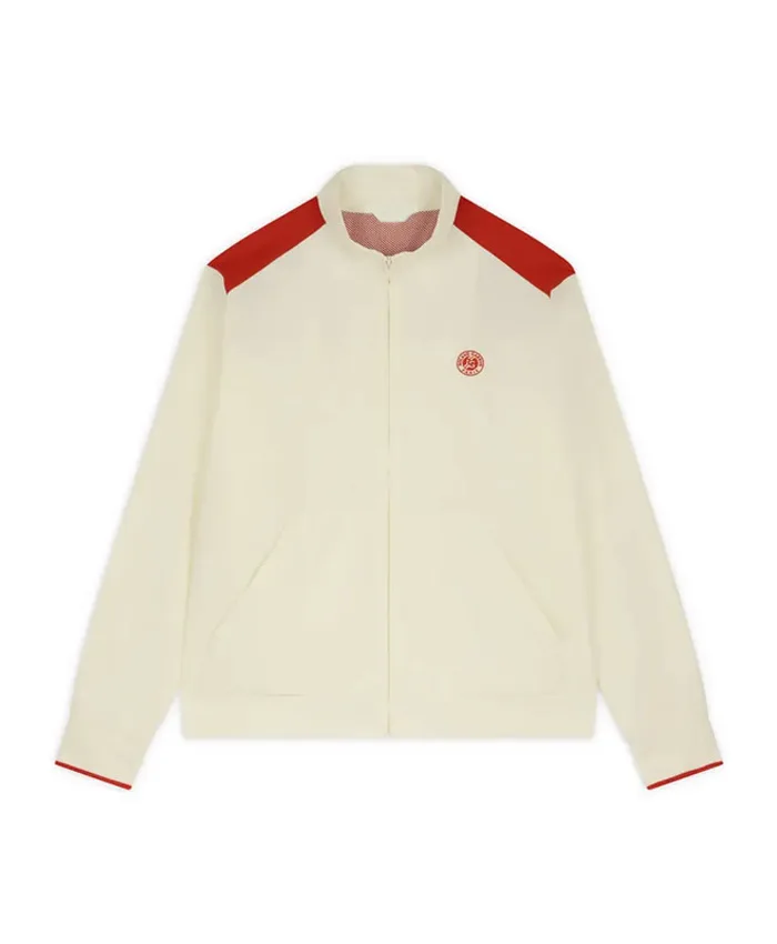 Roland-Garros Paris Heritage Bomber Beige Jacket