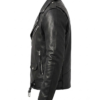 Rustline Leather Biker Jacket For Sale