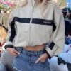 Saint Laurent Windbreaker Beige Cotton Jacket