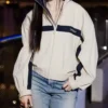 Saint Laurent Windbreaker Beige Cotton Jacket For Women