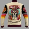 San Diego Padres 2026 Tribute with Día de los Muertos Style Los Angeles Catrina City Connect Jacket For Sale