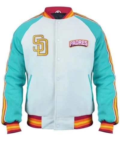 San Diego Padres La Catrina City Connect Jacket front