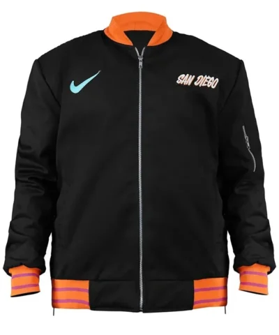 San Diego Padres Nike 2026 City Connect Bomber Jacket front