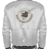 San Diego Padres White Full Snap Letterman Jacket