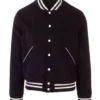 Sarah Baeumler Battle on the Beach Season 04 Black Varsity Jacket