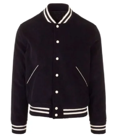 Sarah Baeumler Battle on the Beach Season 04 Black Varsity Jacket