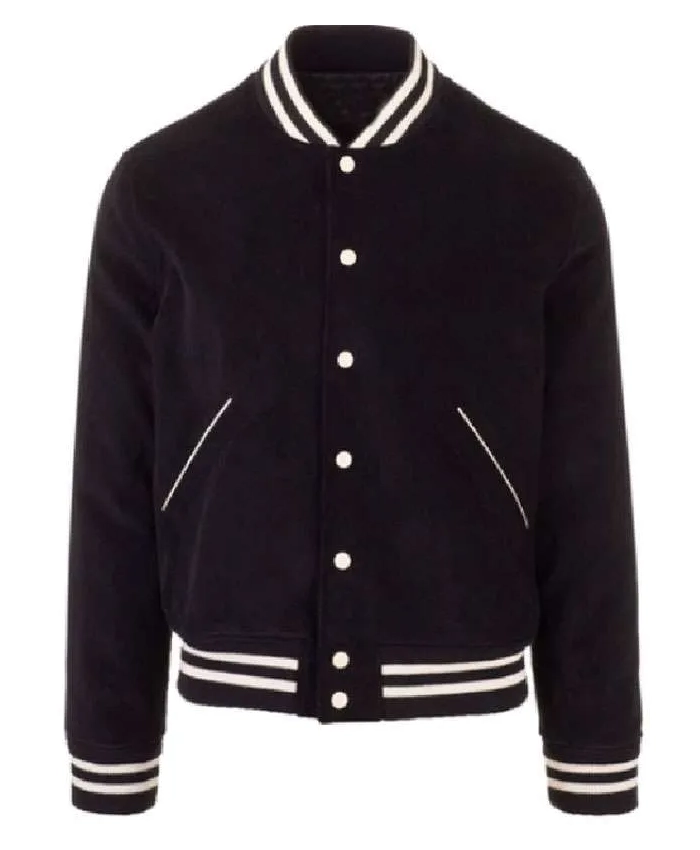 Sarah Baeumler Battle on the Beach Season 04 Black Varsity Jacket