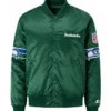 Seattle Seahawks 1990s Green Satin Jacket