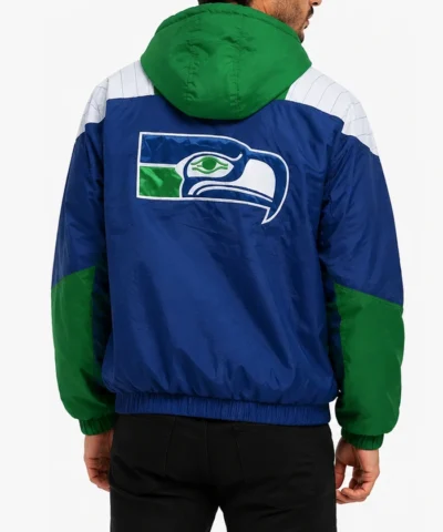 Seattle Seahawks Pullover Jacket Back