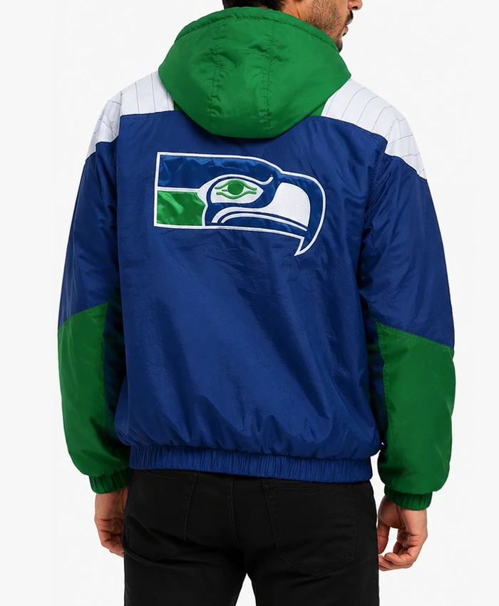 Seattle Seahawks Pullover Jacket Back