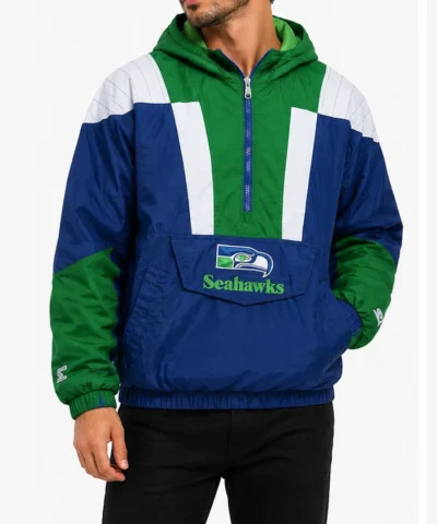 Seattle Seahawks Pullover Jacket Front