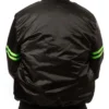 Seattle Seahawks Starter Snap Tab Bomber Black Jacket