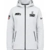 Seattle Seahawks Super Bowl LX Opening Night Tech White Hooded Jacket Front