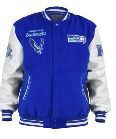 Seattle Seahawks Throwback Varsity Jacket