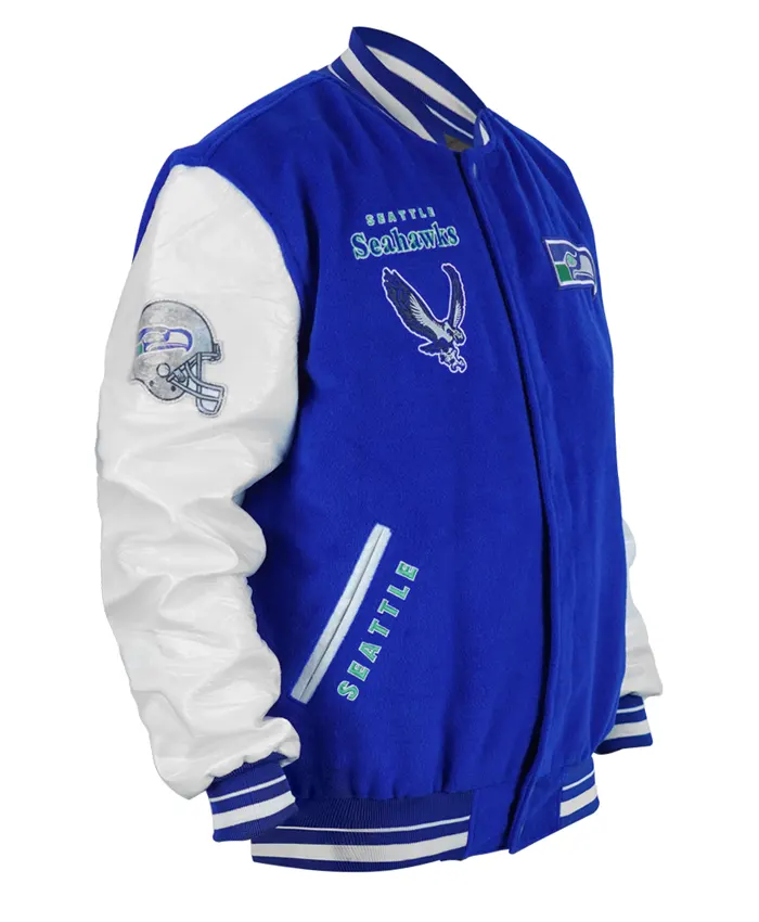 Seattle Seahawks Ultimate Throwback Varsity Jacket