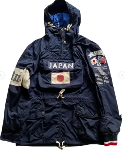 Shop BEAMS x Polo Ralph Lauren Japan Anorak Navy Blue Jacket for Men and Women