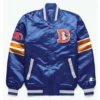 Shop Denver Broncos Exclusive Blue Satin Jacket For Sale