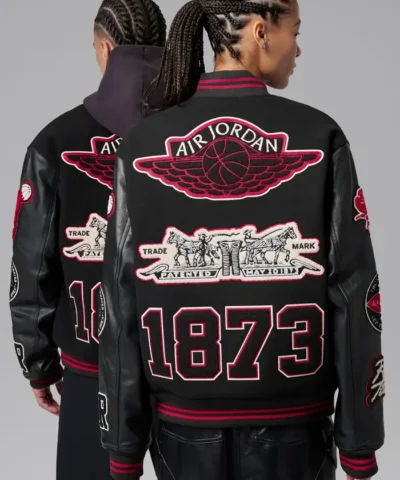 Shop Levis x Jordan Varsity Letterman Jacket