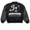 Shop Mitchell And Ness Reasonable Doubt Jay Z30 x NY Yankees Black Full Snap Varsity Jacket