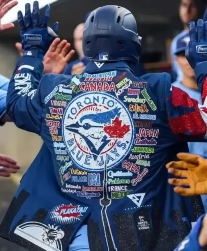 Shop Nathan Lukes Toronto Blue Jays 2025 Home Run Blue Jacket
