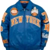 Shop Pelle Pelle NBA New York Knicks Champions Leather Jacket
