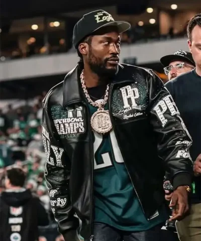 Shop Super Bowl Champions Meek Mill Eagles Jacket For Mens
