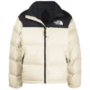 Shop Supreme And North Face Black and White Puffer Jacket