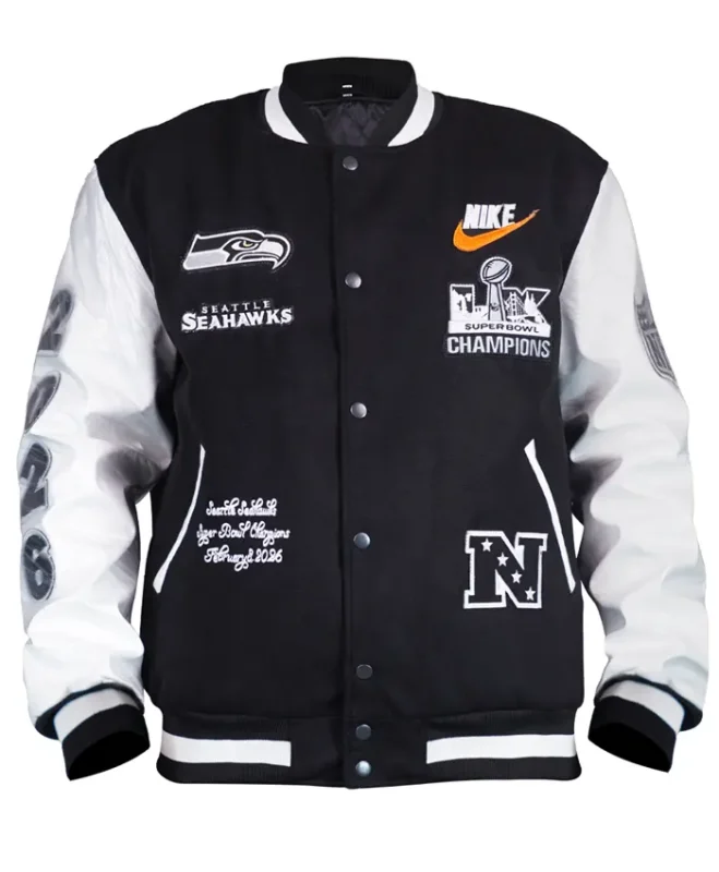 Shop The 2026 Seattle Seahawks x Nike Super Bowl Destroyer Jacket On Sale