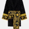 Short Black Versace Robe For Mens And Womens